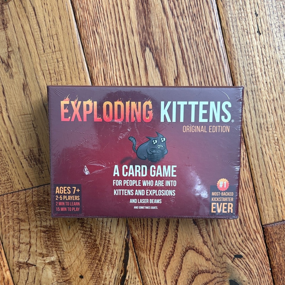 Exploding Kittens Original Edition Card Game - Brand New!